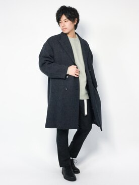 むんさん（メンズ・179cm）の冬コーディネート