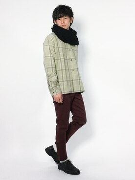 むんさん（メンズ・179cm）の冬コーディネート