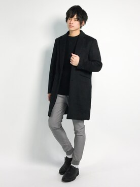 むんさん（メンズ・179cm）の冬コーディネート