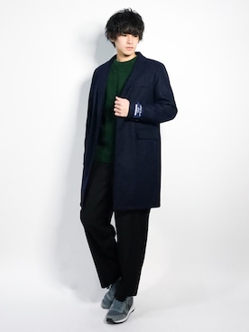 「URBAN RESEARCH Sonny Label（アーバンリサーチサニーレーベル）のアイテム（その他アウター）」を使った、むんさん（メンズ・179cm）の冬コーディネート