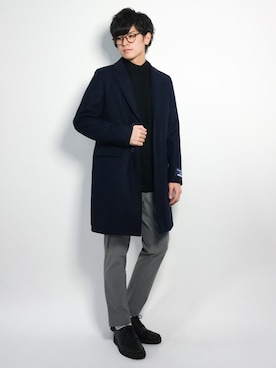 「URBAN RESEARCH Sonny Label（アーバンリサーチサニーレーベル）のアイテム（その他アウター）」を使った、むんさん（メンズ・179cm）の冬コーディネート