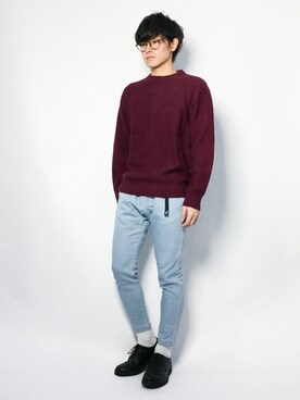 むんさん（メンズ・179cm）の冬コーディネート