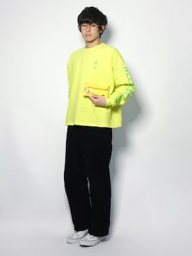 「アイテム（福袋/福箱）」を使った、むんさん（メンズ・179cm）の冬コーディネート