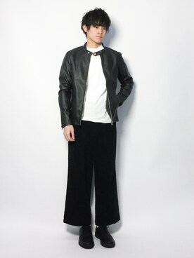 むんさん（メンズ・179cm）の冬コーディネート