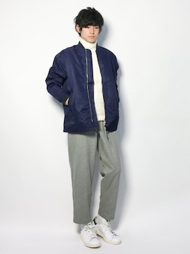 「SEVENDAYS=SUNDAY（セブンデイズサンデイ）のアイテム（その他アウター）」を使った、むんさん（メンズ・179cm）の冬コーディネート