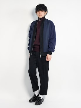むんさん(メンズ・179cm)の冬コーディネート