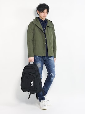 「モッズ」｜「アイテム（ブルゾン）」を使った、むんさん（メンズ・179cm）の冬コーディネート