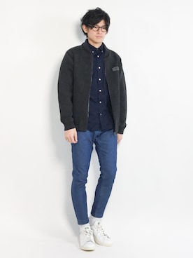 むんさん（メンズ・179cm）の冬コーディネート