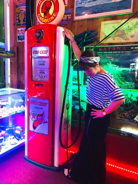 「Teva（テバ）のアイテム（サンダル、ブラック系）」を使った、あやてぃんさん（レディース・156cm）の秋コーディネート
