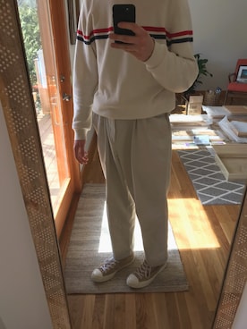 「DOCKERS（ドッカーズ）のアイテム（スラックス）」を使った、Massimo Daulさん（メンズ・188cm）の春コーディネート