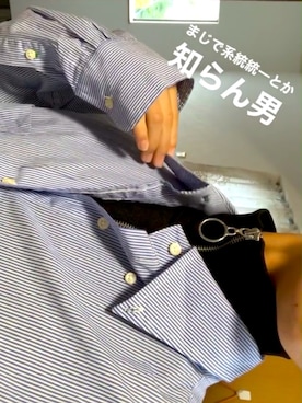 「タートル」｜木塚   楽さん（メンズ・173cm）の秋コーディネート