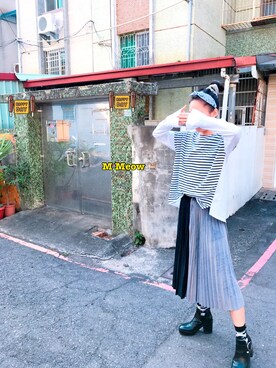 「拼接」｜Noemie さん（レディース・165cm）の冬コーディネート