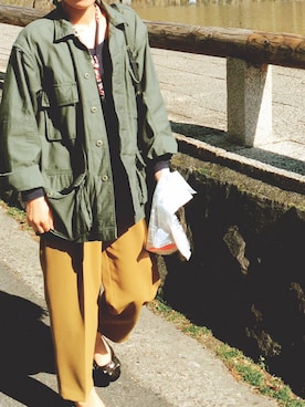 ミリタリージャケットを使った 小物は黒 の人気ファッションコーディネート Wear ミリタリージャケットを使った 小物は黒 の人気ファッションコーディネート Wear