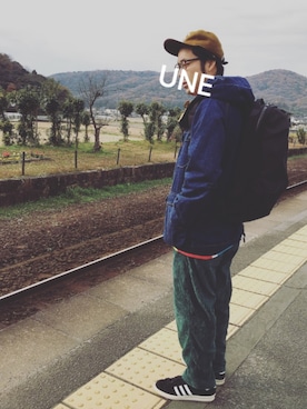 UNEさん（メンズ・173cm）の冬コーディネート