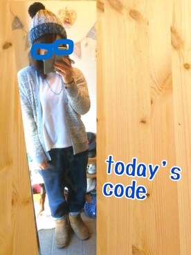 あやぺさん(レディース・154cm)の冬コーディネート
