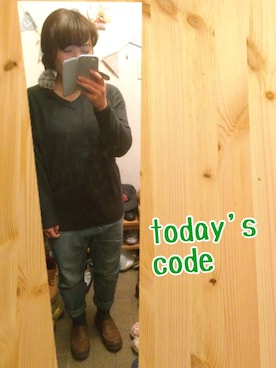 あやぺさん（レディース・154cm）の冬コーディネート