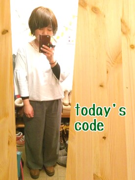 あやぺさん(レディース・154cm)の冬コーディネート