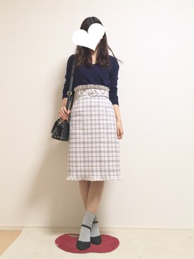 k i n a *さん（レディース・161cm）の春コーディネート