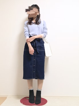 「Supreme.La.La.（シュープリームララ）のアイテム（アクセサリー）」を使った、k i n a *さん（レディース・161cm）の春コーディネート