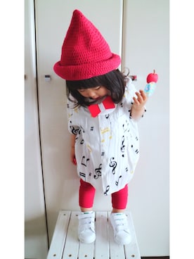 memimemimiさん（キッズ・80cm）の夏コーディネート