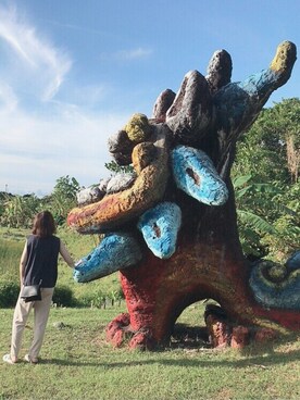 「MONKI（モンキ）のアイテム（バッグ）」を使った、m a r i k aさん（レディース・168cm）の秋コーディネート