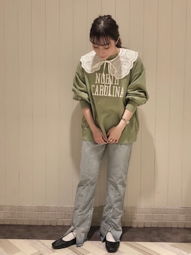 akaneさん（レディース・155cm）の春コーディネート