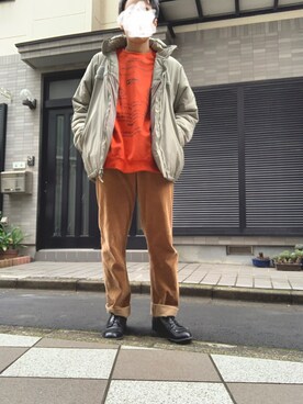 「DAIRIKU（ダイリク）のアイテム（スウェット）」を使った、ya-manさん（メンズ・169cm）の冬コーディネート