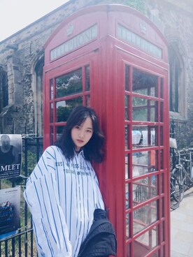 「PANCOATのアイテム」を使った、艺盐さん（レディース・170cm）の秋コーディネート