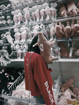 「PANCOATのアイテム」を使った、艺盐さん（レディース・169cm）の冬コーディネート