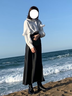 「ジーナシス」｜「アイテム（腕時計）」を使った、きむさん（レディース・165cm）の冬コーディネート