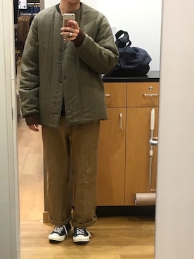 「chacktaylor」｜「アイテム（ジャケット/アウター）」を使った、Hさん（メンズ・174cm）の冬コーディネート