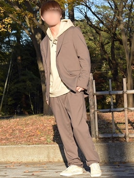 「Lee（リー）のアイテム（トップス）」を使った、れおさん（メンズ・162cm）の冬コーディネート