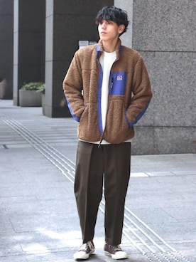 「ベンデイビス」｜「アイテム（ジャケット/アウター）」を使った、YUTAさん（メンズ・178cm）の冬コーディネート