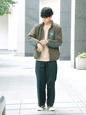 「ベンデイビス」｜「アイテム（ジャケット/アウター）」を使った、YUTAさん（メンズ・178cm）の冬コーディネート
