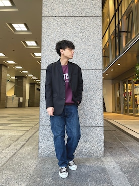 「BCSTOCK」｜YUTAさん（メンズ・178cm）の冬コーディネート
