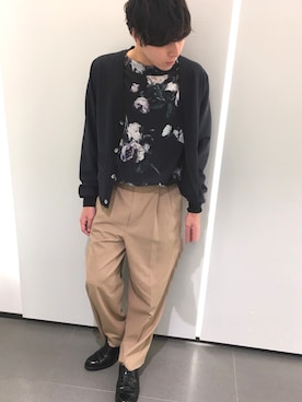「A.P.C.（アーペーセー）のアイテム（ブーツ）」を使った、KOUさん（メンズ・174cm）の春コーディネート