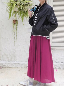 Shioriさん（レディース・167cm）の春コーディネート