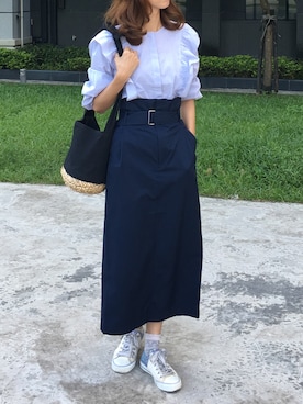 Shioriさん（レディース・167cm）の春コーディネート