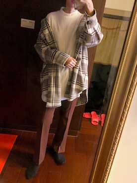「RCWB（アールシーダブリュービー）のアイテム（ジャケット/アウター）」を使った、Shioriさん（レディース・167cm）の秋コーディネート