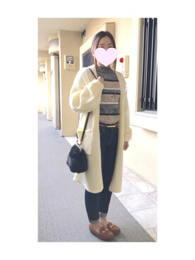 「SM2（エスエムツー）のアイテム（その他アウター）」を使った、ochibiyuki*さん（レディース・151cm）の冬コーディネート
