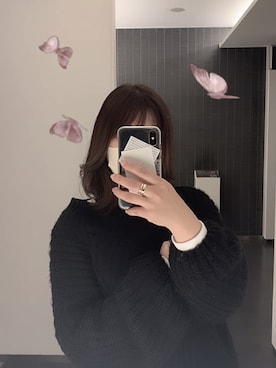 「ZOZO（ゾゾ）のアイテム（ニット/セーター）」を使った、kaedeさん（レディース・158cm）の秋コーディネート