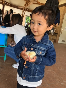 「babyGAP（babyGAP）のアイテム」を使った、ten10さん（キッズ・110cm）の冬コーディネート