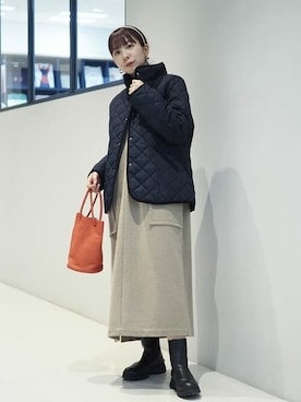 BEAMS HEART WOMENさん(レディース・158cm)の冬コーディネート