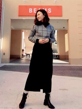 BEAMS HEART WOMENさん(レディース・164cm)の冬コーディネート