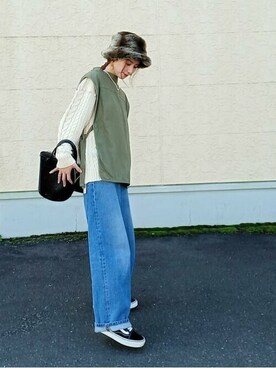 BEAMS HEART WOMENさん（レディース・164cm）の冬コーディネート