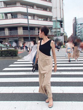「Auntmaries」｜カン JTさん（レディース・172cm）の夏コーディネート
