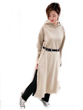 「Aunt Marie's（アントマリーズ）のアイテム（その他パンツ）」を使った、カン JTさん（レディース・170cm）の秋コーディネート