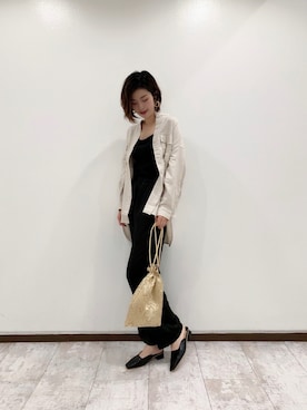 「Aunt Marie's（アントマリーズ）のアイテム（その他パンツ）」を使った、カン JTさん（レディース・170cm）の春コーディネート