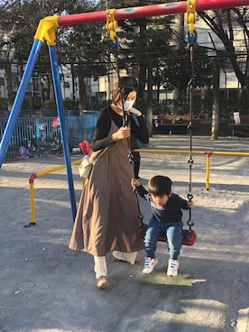 「BVLGARI（ブルガリ）のアイテム」を使った、カン JTさん（レディース・170cm）の春コーディネート