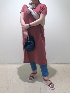 まつさん（レディース・162cm）の夏コーディネート